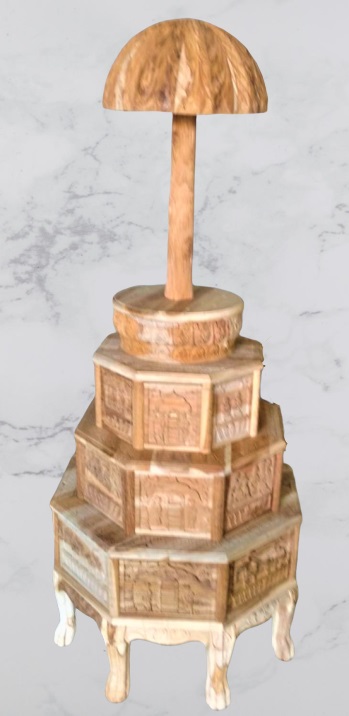 Sinhasan - Wooden Carving